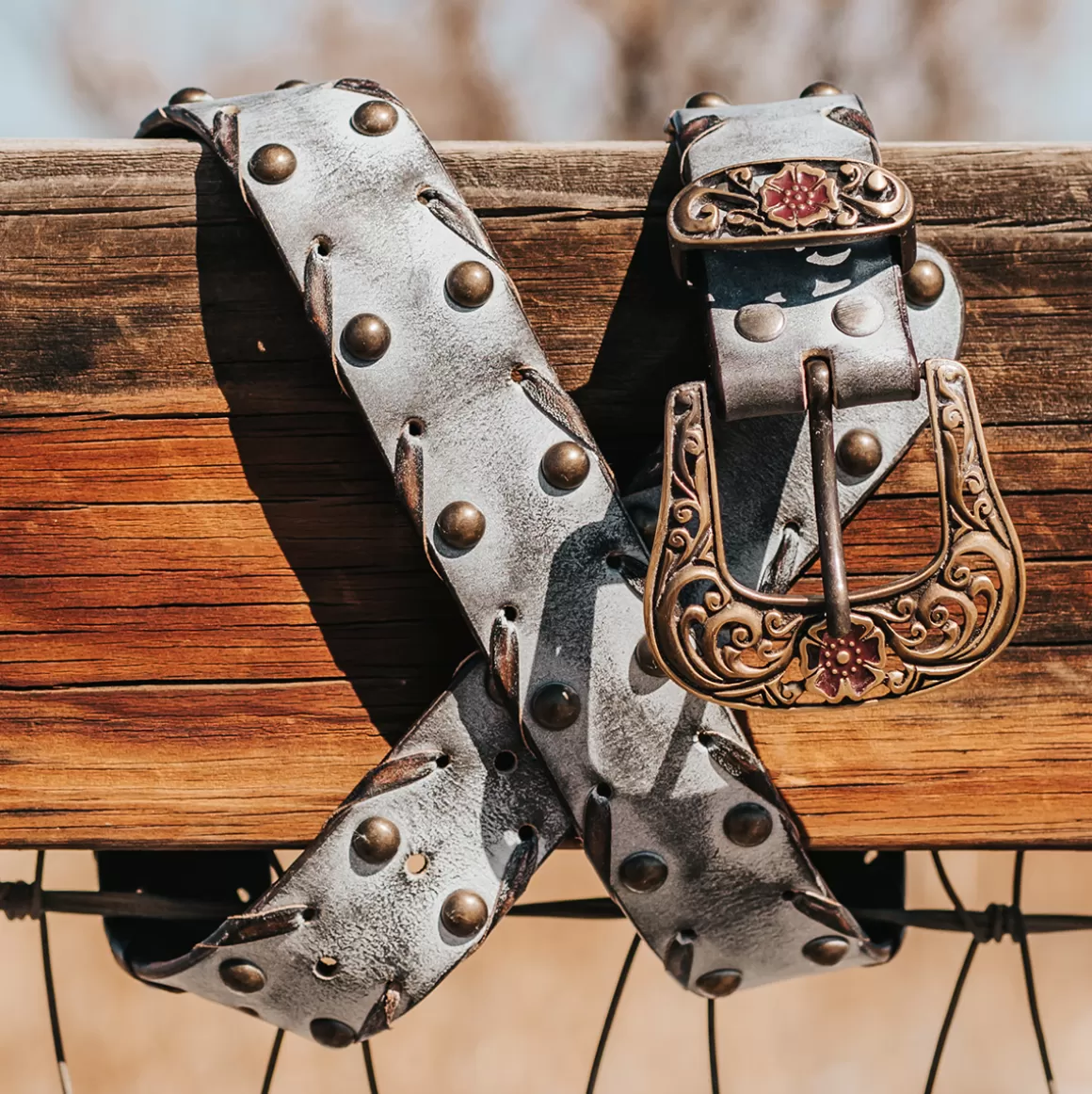 Women Freebird Store Whip Stitch Belt